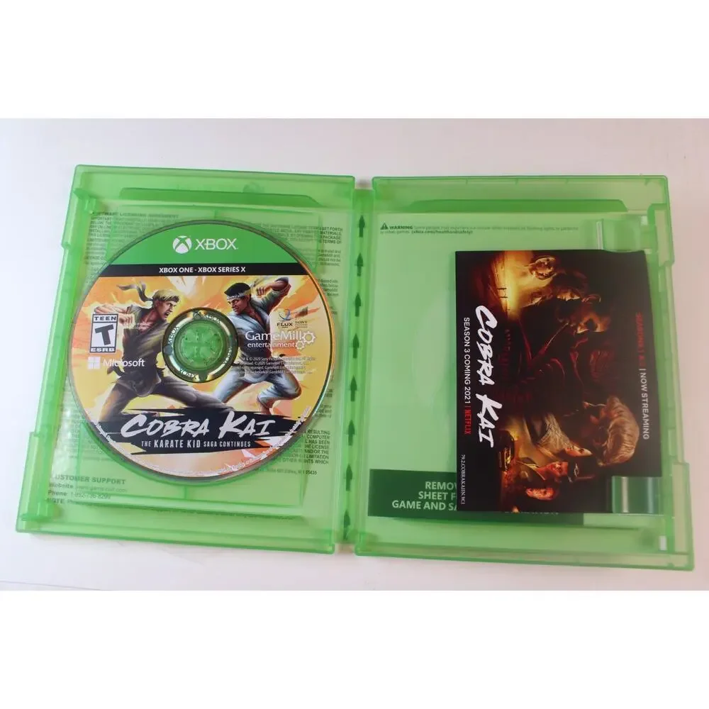 Cobra Kai Karate Kid Saga (Microsoft Xbox One) Authentic, tested/works great